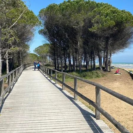 Lägenhet Flat With Shared Barbecue Bibione